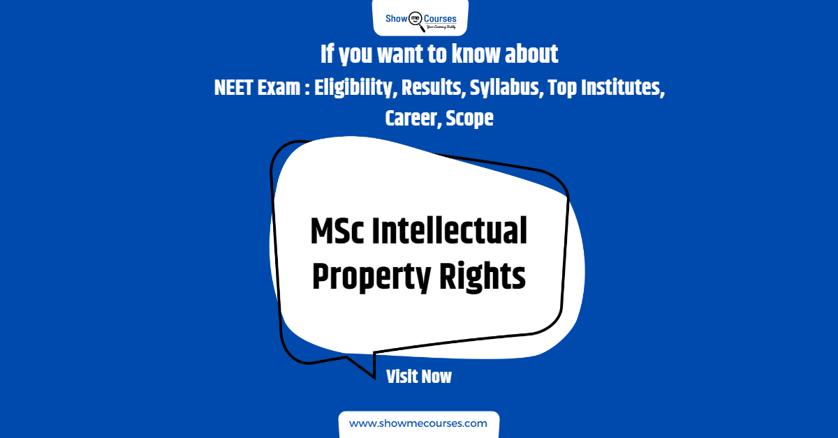MSc Intellectual Property Rights