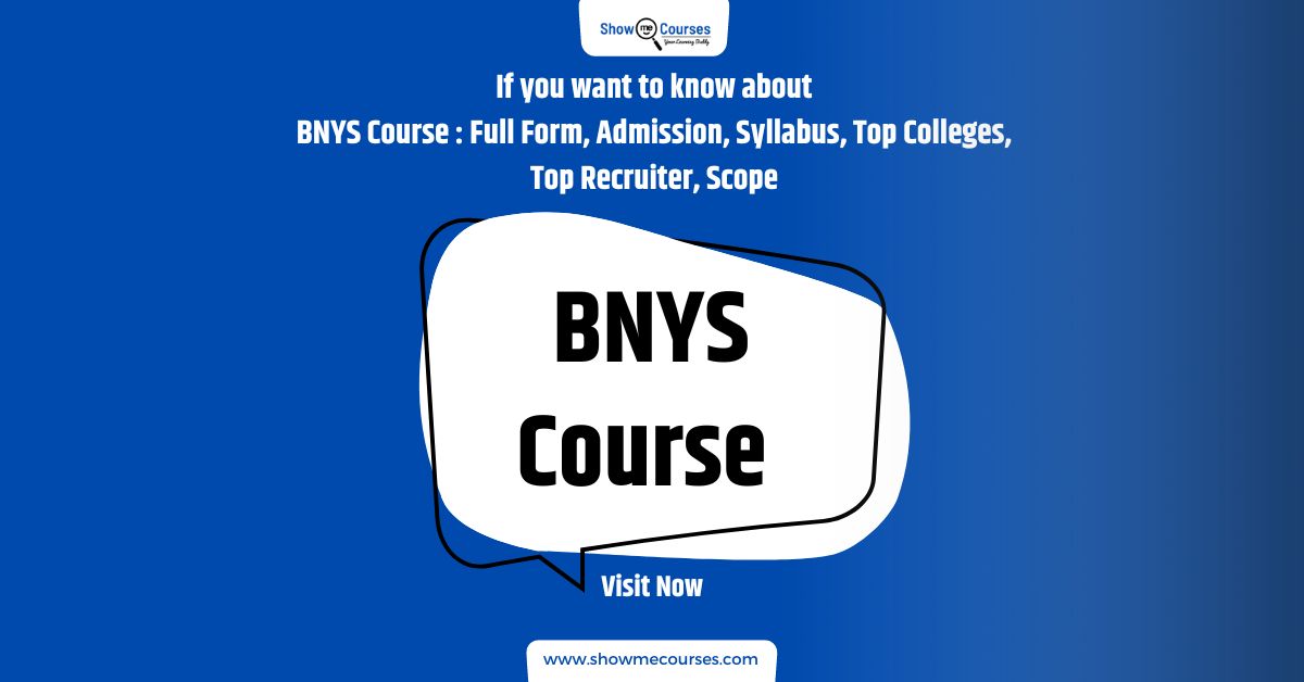 Bachelor of Yoga and Naturopathy Sciences  (BNYS)